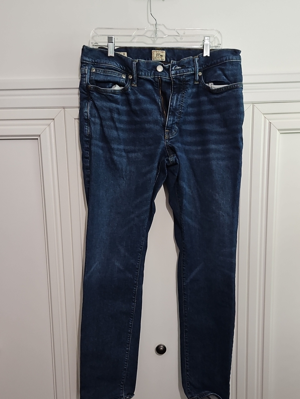 J. Crew Straight Dark Blue Denim Jeans